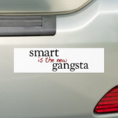 Smart is de nieuwe gok bumpersticker (Op auto)