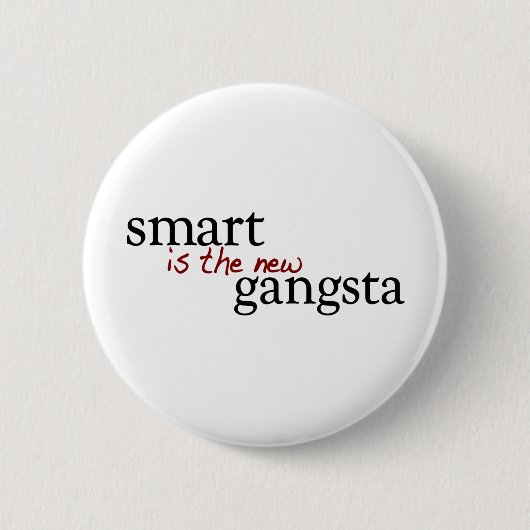 Smart is de nieuwe gok ronde button 5,7 cm (Voorkant)
