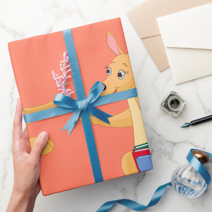 Smart Kangaroo Cadeaupapier