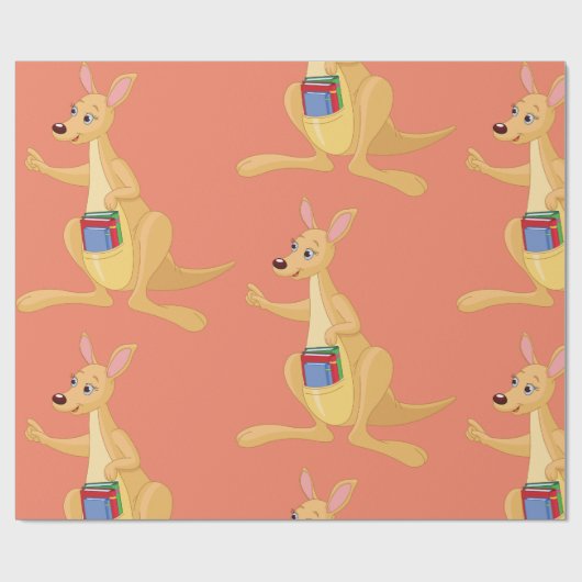 Smart Kangaroo Cadeaupapier (Vlak)