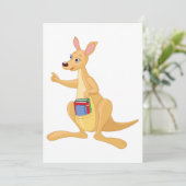 Smart Kangaroo Uitnodiging (Staand voorkant)