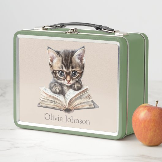 Smart Kitten with Glasses Personalized (In situ)