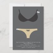 Smart Lingerie Bruids Soiree en Douche Uitnodiging (Voorkant)