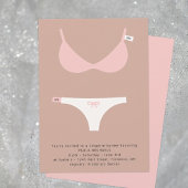 Smart Lingerie Bruids Soiree en Douche Uitnodiging