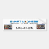 SMART MADNESS-BUMPERSTICKER BUMPERSTICKER (Voorkant)