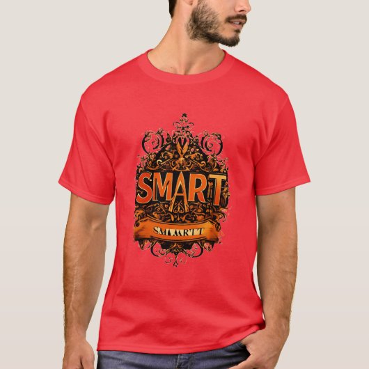 SMART: Modern belettering T-shirt ontwerp (Voorkant)