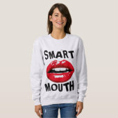 SMART MOUTH FUNNY SASSY T-SHIRS TRUI (Voorkant volledig)