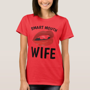 SMART MOUTH, Grappige VROUW T-shirts