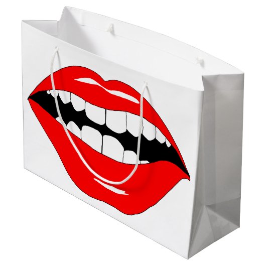 Smart Mouth No Holds Barred Large Cadeautasje (Achterkant Gekanteld)