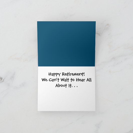 Smart Old Man Cartoon, Grappige Ouderenwijsheid Kaart (Binnen)