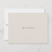 Smart Oranje Shades Monochrome Indie Song Qr Code Kaart (Achterkant)