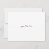 Smart Oranje Shades Monochrome Indie Song Qr Code Kaart (Achterkant)