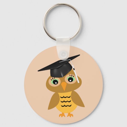 Smart Owl Afstuderen Sleutelhanger (Voorkant)