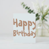 Smart Party Happy Birthday Kaart (Staand voorkant)