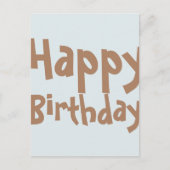 Smart Party Happy Birthday Kaart (Voorkant)