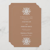 Smart Party Wedding Invitation Kaart (Voorkant / Achterkant)