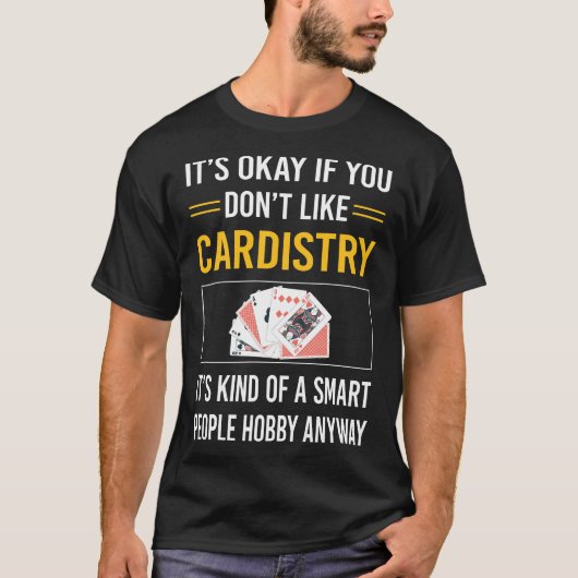 Smart People Cardistry Cardist T-shirt (Voorkant)