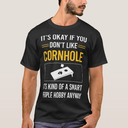Smart People Cornhole T-shirt (Voorkant)