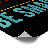 Smart People Don't Like Me Djt Be Smart  Poster (Hoek)