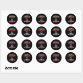 Smart People Hobby Crafting - Funny Crafters Ronde Sticker (Vel)