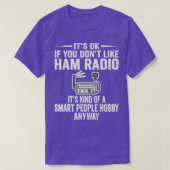  Smart People Hobby Radio Operators Ama T-shirt (Design voorkant)
