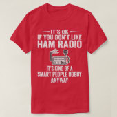  Smart People Hobby Radio Operators Ama T-shirt (Design voorkant)