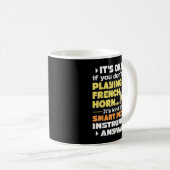 Smart People Instrument - Franse Horn Player Frenc Koffiemok (Voorkant rechts)