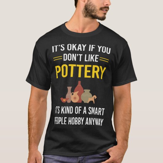 Smart People Pottery Potter T-shirt (Voorkant)