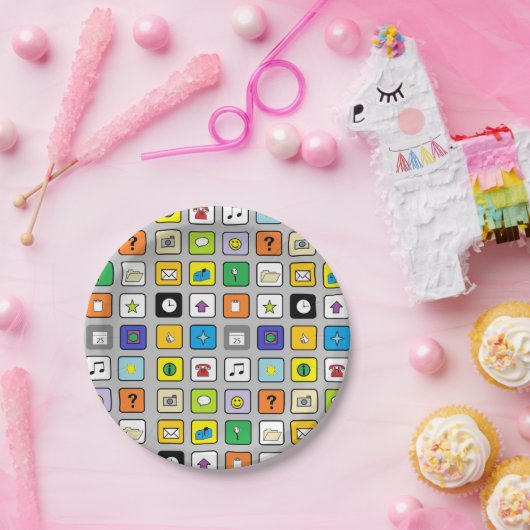 "Smart Phone" papieren Borden Papieren Bordje (Feest)