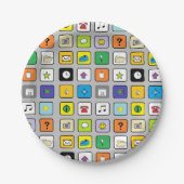 "Smart Phone" papieren Borden Papieren Bordje (Voorkant)