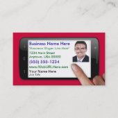 Smart Phone/Search Engine Visitekaartje (Voorkant)