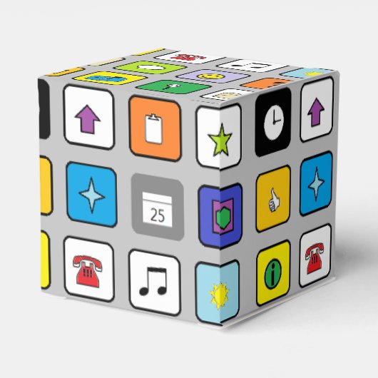 "Smart Phone"-ventilatorboxen Bedankdoosjes (Achterkant)