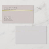 Smart Plain Creative Elegant Classic Colour Harmon Visitekaartje (Voorkant / Achterkant)