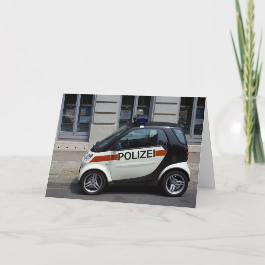 Smart Police Car Kaart (Voorkant)