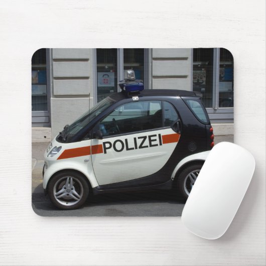 Smart Police Car Muismat (Met muis)
