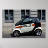 Smart Police Car Poster (Voorkant)