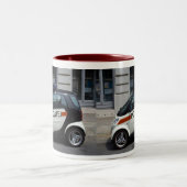 Smart Police Car Tweekleurige Koffiemok (Center)