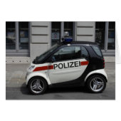 Smart Polizei Auto (Voorkant Horizontaal)