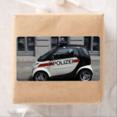 Smart Polizei Auto Etiket (Insitu)