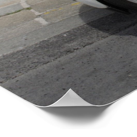 Smart Polizei Auto Poster (Hoek)