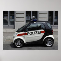 Smart Polizei Auto