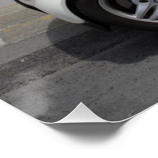 Smart Polizei Auto Poster (Hoek)