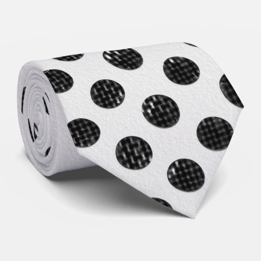 Smart polka dot mannen Stropdas (Opgerold)