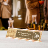 Smart Pretzel thema Brood Twist: jouw tekst & logo Bureau Naambordje