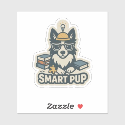 Smart pup sticker (Vel)