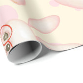 Smart Rabbit Girl Patroon Cadeaupapier (Rol Hoek)