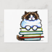 Smart Ragdoll Kat Books Briefkaart (Voorkant)