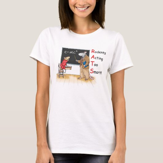 "Smart Rat"-shirt T-shirt (Voorkant)