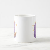 Smart Reading Monster Kids Mug — Purple Study Koffiemok (Center)