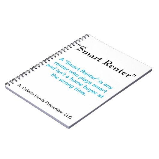 Smart Renter - Design 1-Notitieboek Notitieboek (Linkerzijde)